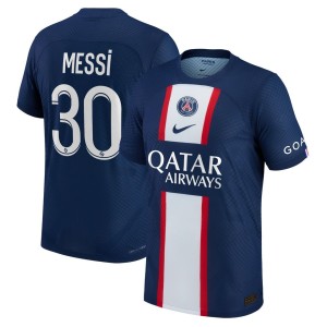 Lionel Messi Paris Saint-Germain Nike 2022/23 Home Authentic Player Jersey - Blue