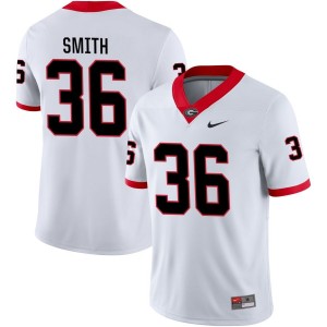 Colby Smith Georgia Bulldogs Nike NIL Replica Football Jersey - White