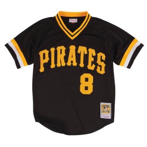 Authentic Mesh BP Jersey Pittsburgh Pirates 1982 Willie Stargell