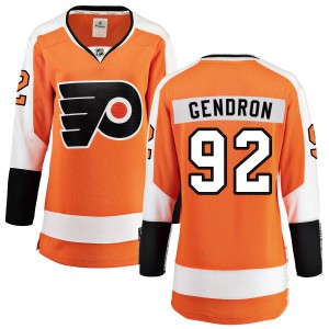 Alexis Gendron Philadelphia Flyers Fanatics Branded Women's Home Breakaway Jersey - Orange
