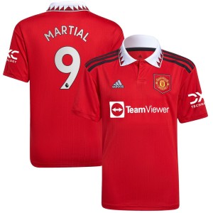 Anthony Martial Manchester United adidas Youth 2022/23 Home Replica Player Jersey - Red