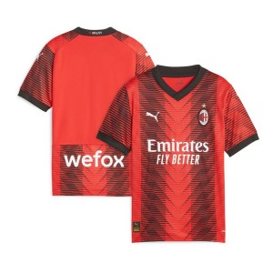 AC Milan Puma Youth 2023/24 Home Replica Jersey - Red