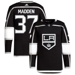 Tyler Madden Los Angeles Kings adidas Home Primegreen Authentic Pro Jersey - Black