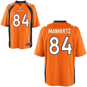 Chris Manhertz Denver Broncos Nike Youth Game Jersey - Orange