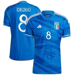 Jorginho Italy National Team adidas 2023 Home Authentic Player Jersey - Blue