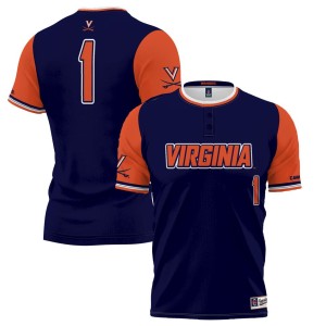#1 Virginia Cavaliers ProSphere Unisex Softball Jersey - Navy