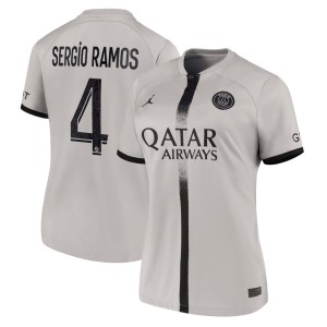 Sergio Ramos Paris Saint-Germain Nike Women's 2022/23 Away Breathe Stadium Replica Player Jersey - Black