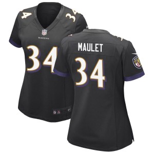 Arthur Maulet Baltimore Ravens Nike Women's Alternate Game Jersey - Black