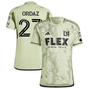 Nathan Ordaz LAFC adidas 2023 Smokescreen Authentic Jersey - Green