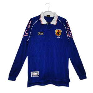 Japan Home Long Sleeves Jersey 1998 Retro