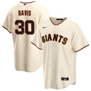 Chili Davis San Francisco Giants Nike Home RetiredReplica Jersey - Cream