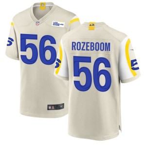 Christian Rozeboom Nike Los Angeles Rams Game Jersey - Bone