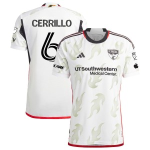 Edwin Cerrillo FC Dallas adidas 2023 Burn Baby Burn Authentic Jersey - White