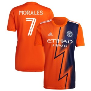 Alfredo Morales New York City FC adidas 2022 The Volt Kit Replica Jersey - Orange