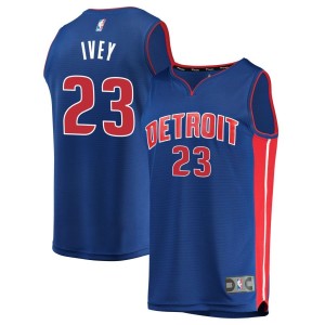 Jaden Ivey Detroit Pistons Fanatics Branded Fast Break Replica Jersey Blue - Icon Edition