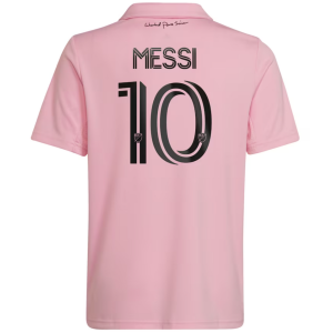 Inter Miami CF adidas MESSI #10 Youth Home Jersey - Pink