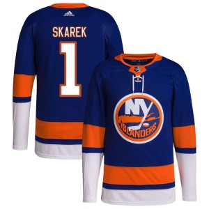 Jakub Skarek New York Islanders adidas Home Primegreen Authentic Pro Jersey - Royal
