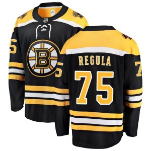 Alec Regula Boston Bruins Fanatics Branded Home Breakaway Jersey - Black