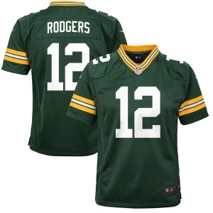 Aaron Rodgers Green Bay Packers Nike Youth Game Jersey - Green