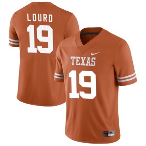 Cole Lourd Texas Longhorns Nike NIL Replica Football Jersey - Texas Orange