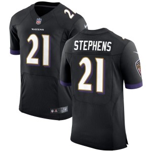 Brandon Stephens Baltimore Ravens Nike Speed Machine Elite Jersey - Black