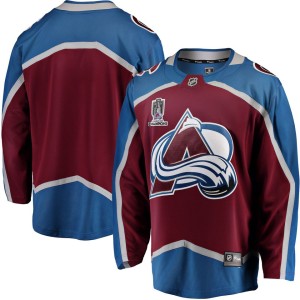 Colorado Avalanche Fanatics Branded Home 2022 Stanley Cup Champions Breakaway Jersey - Burgundy