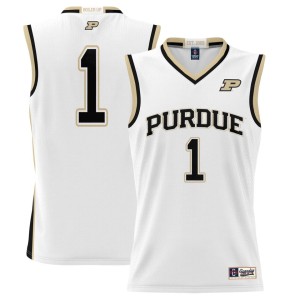 #1 Purdue Boilermakers ProSphere Basketball Jersey - White