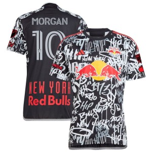 Lewis Morgan  New York Red Bulls adidas 2023 Freestyle Authentic Jersey - Black