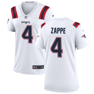 Bailey Zappe Nike New England Patriots Women's Game Jersey - White