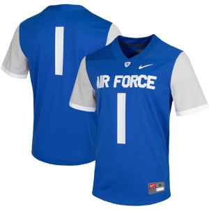 #1 Air Force Falcons Nike Untouchable Game Jersey - Royal