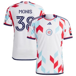 Alex Monis Chicago Fire adidas 2023 A Kit For All Authentic Jersey - White