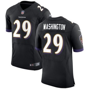Ar'Darius Washington Baltimore Ravens Nike Speed Machine Elite Jersey - Black