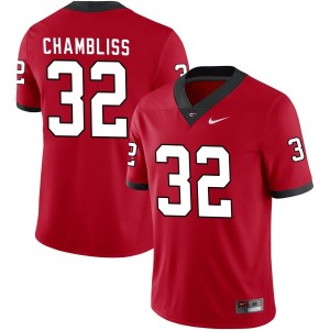 Chaz Chambliss Georgia Bulldogs Nike NIL Replica Football Jersey - Red