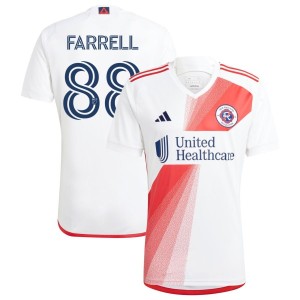 Andrew Farrell New England Revolution adidas 2023 Defiance Replica Jersey - White