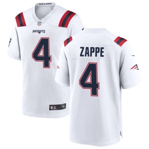Bailey Zappe New England Patriots Nike Game Jersey - White