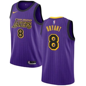 Men's Los Angeles Lakers Kobe Bryant City Edition Jersey - Purple