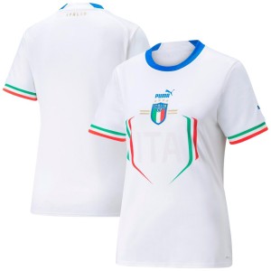 Italy National Team Puma Women's 2022/23 Away Replica Jersey - White