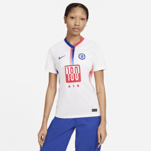 Chelsea FC Stadium Air Max Women's Soccer Jersey - White/Concord