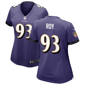 Bravvion Roy Baltimore Ravens Nike Women's Game Jersey - Purple