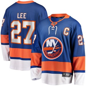 Anders Lee New York Islanders Fanatics Branded Home Captain Patch Breakaway Player Jersey - Royal