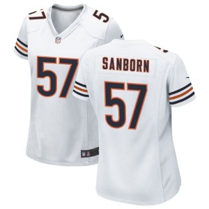 Jack Sanborn Chicago Bears Nike Women's Game Jersey - White