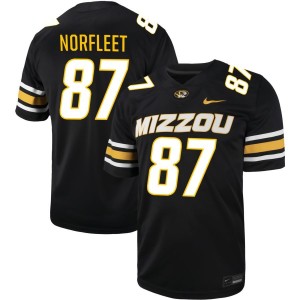 Brett Norfleet  Missouri Tigers Nike NIL Football Game Jersey - Black