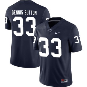 Dani Dennis Sutton Penn State Nittany Lions Nike NIL Replica Football Jersey - Navy