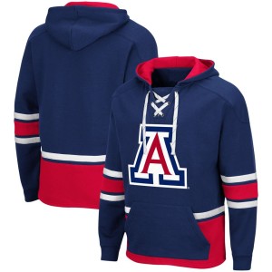 Arizona Wildcats Colosseum Lace Up 3.0 Pullover Hoodie - Navy