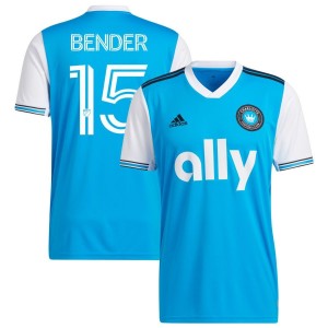 Ben Bender Charlotte FC adidas 2022 Primary Replica Jersey - Blue