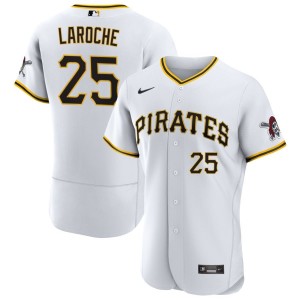 Adam LaRoche Pittsburgh Pirates Nike Home RetiredAuthentic Jersey - White