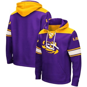 LSU Tigers Colosseum 2.0 Lace-Up Pullover Hoodie - Purple