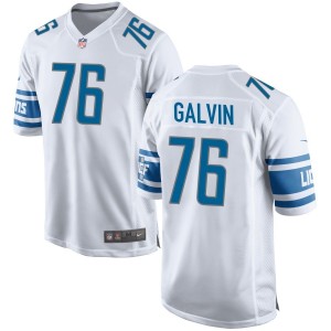 Connor Galvin Detroit Lions Nike Game Jersey - White