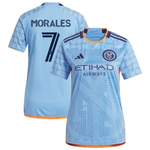 Alfredo Morales New York City FC adidas Women's 2023 The Interboro Kit Replica Jersey - Light Blue