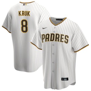 John Kruk San Diego Padres Nike Home RetiredReplica Jersey - White